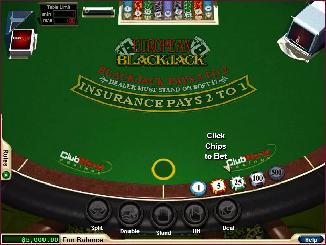 Play 'European Blackjack' for Free and Practice Your Skills!